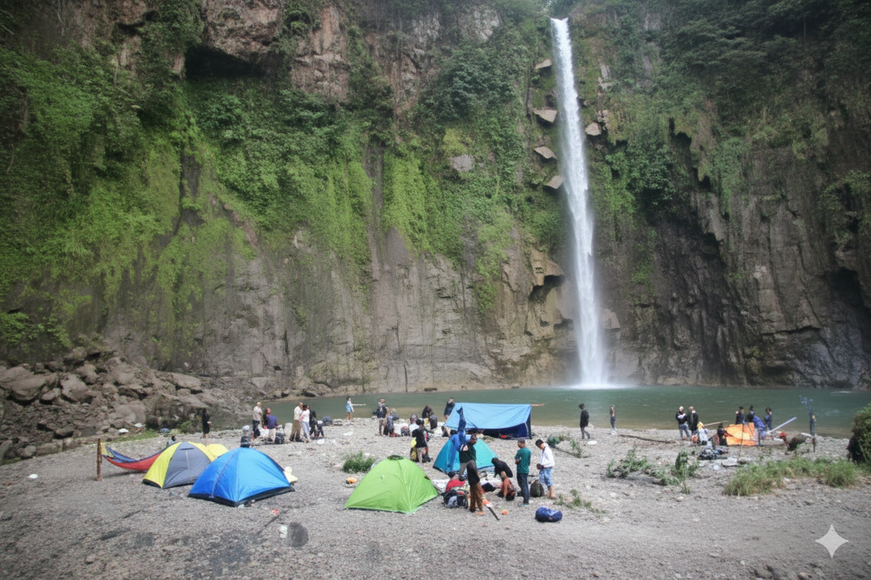 Pesona Keindahan Alam Air  Terjun di Desa Rendu Kabupaten Nagekeo